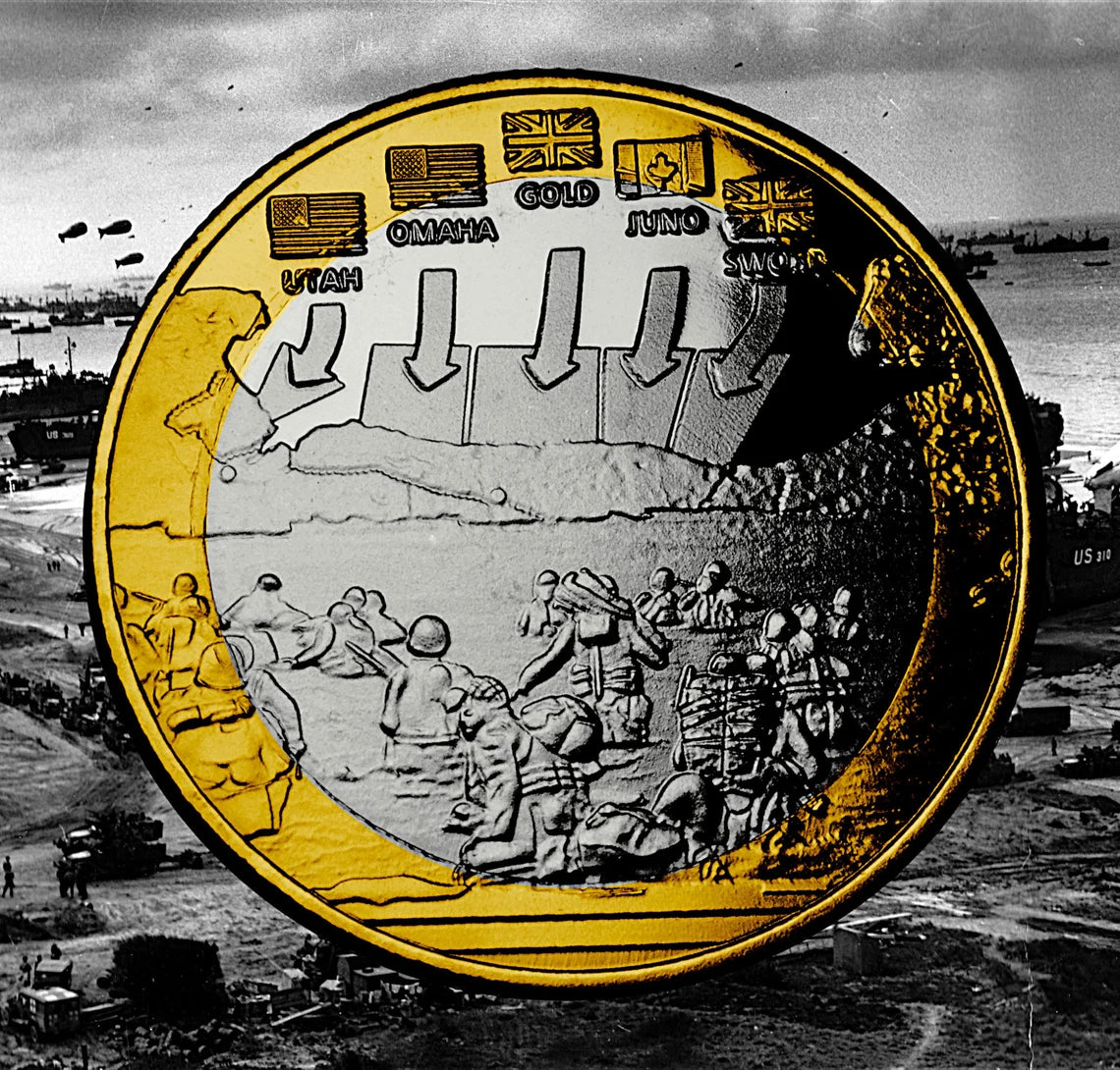 D-DAY LANDINGS 80th Anniversary Commemorative Coin – Tidesale