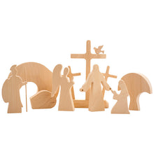 Load image into Gallery viewer, Easter Scene Wooden Decoration