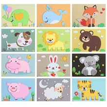 Load image into Gallery viewer, DIY Kids Animal Handmade Stickers