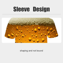 Load image into Gallery viewer, Fashion 3D Print Beer Bubble Short Sleeve T-Shirt