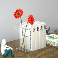 Load image into Gallery viewer, Book Shape Acrylic Vase