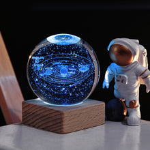 Load image into Gallery viewer, 3D Galaxy Crystal Ball Nightlight Decorlamp