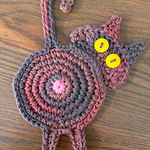 🐱Funny Cat Butt Coasters Cat Butt Cup Mat Knitted Gift for Cat Fans