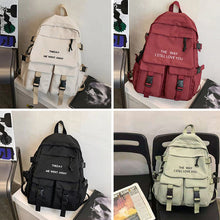 Load image into Gallery viewer, Multi-Pocket Student Backpack