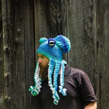 Load image into Gallery viewer, Crochet Octopus Hat