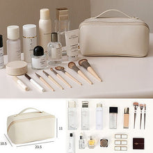 Load image into Gallery viewer, PU Portable Travel Cosmetic Storage Bag