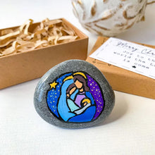 Load image into Gallery viewer, Nativity Scene Painted Rock