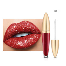 Load image into Gallery viewer, Diamond Lip Gloss Matte To Glitter Liquid Lipstick Waterproof