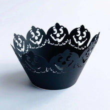 Load image into Gallery viewer, Halloween Decoration Cupcake Wrappers Party Accessories, 50 PCs