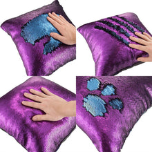 Load image into Gallery viewer, Hirundo Amazing Reversible Sequin Pillow, insert included