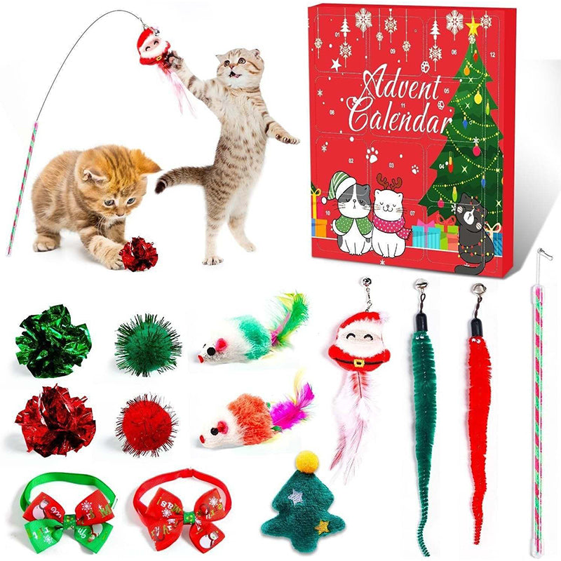 2024 Christmas Countdown Cat&Dog Toys Advent Calendar