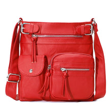 Load image into Gallery viewer, [PRE-SALE 7 DAYS] Multi-Pocket Soft PU Crossbody Bag