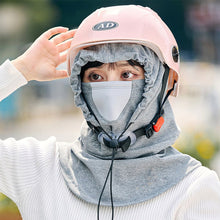 Load image into Gallery viewer, Hooded Face Mask with Neck Warmer for Cycling