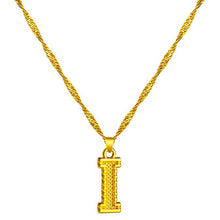 Load image into Gallery viewer, 18K Gold Plated Initial Letter Necklace