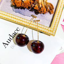 Load image into Gallery viewer, Cute 3D Cherry Earrings