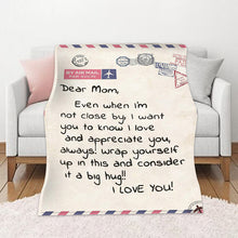 Load image into Gallery viewer, Personalized Mom/Dad Letter Blanket