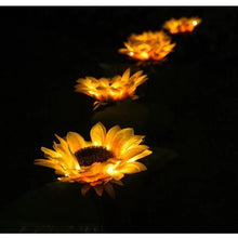 Load image into Gallery viewer, Solar Sunflower Light, 2 pcs