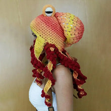 Load image into Gallery viewer, Crochet Octopus Hat