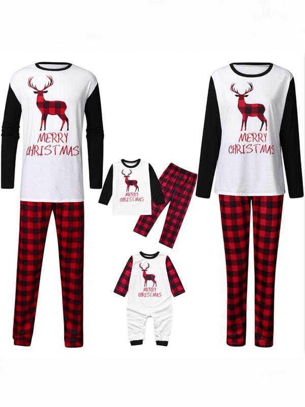 NEW Deer Christmas Family Matching Pajamas