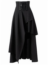 Load image into Gallery viewer, NEW Elegant Plain Asymmetrical Long Skirt With Belt