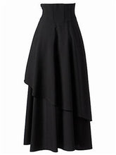 Load image into Gallery viewer, NEW Elegant Plain Asymmetrical Long Skirt With Belt