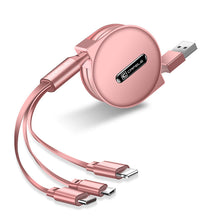 Load image into Gallery viewer, Multi-function 3 in 1 USB Charging Cable