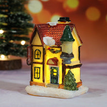 Load image into Gallery viewer, Christmas decoration resin small house