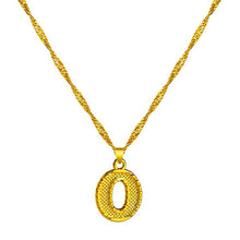 Load image into Gallery viewer, 18K Gold Plated Initial Letter Necklace