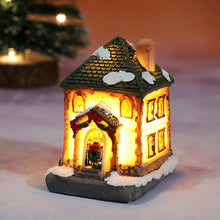 Load image into Gallery viewer, Christmas decoration resin small house