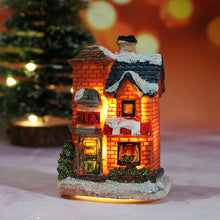 Load image into Gallery viewer, Christmas decoration resin small house