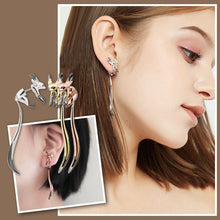 Load image into Gallery viewer, Delicate Long Fox Earrings