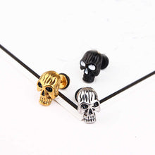 Load image into Gallery viewer, Skull Ear Piercing Earring Stud