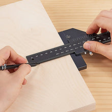 Load image into Gallery viewer, Woodworking Sliding Gauge Ruler