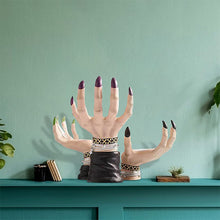 Load image into Gallery viewer, Witch Hands Snack Bowl Stand