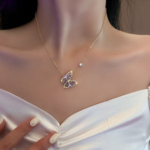 Hollow Butterfly Necklace