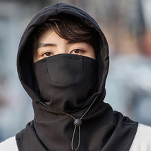 Load image into Gallery viewer, Hooded Face Mask with Neck Warmer for Cycling