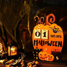 Load image into Gallery viewer, Halloween Wooden Advent Calendar