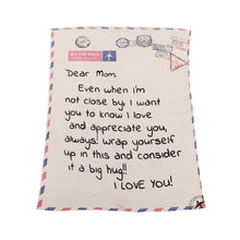 Load image into Gallery viewer, Personalized Mom/Dad Letter Blanket