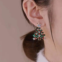 Load image into Gallery viewer, Christmas Tree Stud Earrings