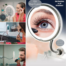 Load image into Gallery viewer, Hirundo Magnifying Makeup Mirror with LED Light