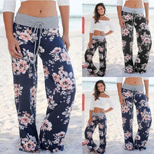 Load image into Gallery viewer, Pantalones Florales Holgados de Mujer, - Tejido Ligero