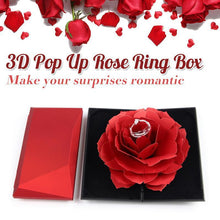 Load image into Gallery viewer, 3D Rose Ring Box