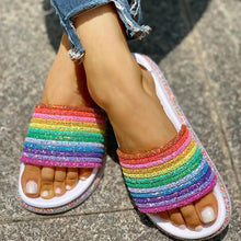 Load image into Gallery viewer, Rainbow Slipper