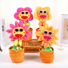 Load image into Gallery viewer, Sunflower singer with saxophone, funny toy