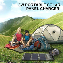 Load image into Gallery viewer, 8W Portable Solar Panel Charger