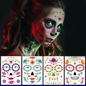 Halloween Funny Makeup Sticker (9 PCS)