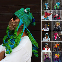 Load image into Gallery viewer, Crochet Octopus Hat