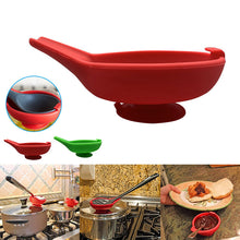 Load image into Gallery viewer, Suction Cup Silicone Spoon Holder