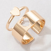 Load image into Gallery viewer, New Fashion Alloy Metal Couples Ring