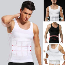 Load image into Gallery viewer, Men&#39;s Slimming Compression Vest